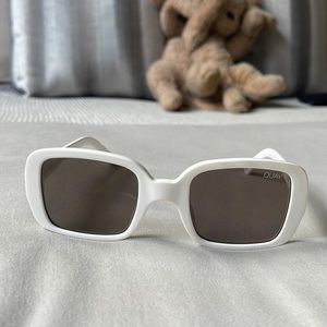 Quay White Sunglasses